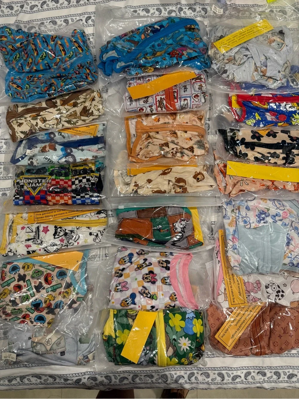 21 pc bamboo lot